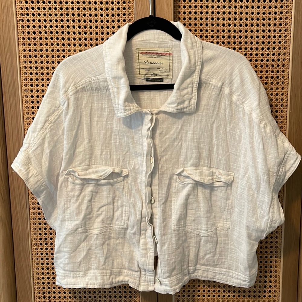 Anthropologie Cartonnier XL Linen Light Jacket/Blazer (Used)